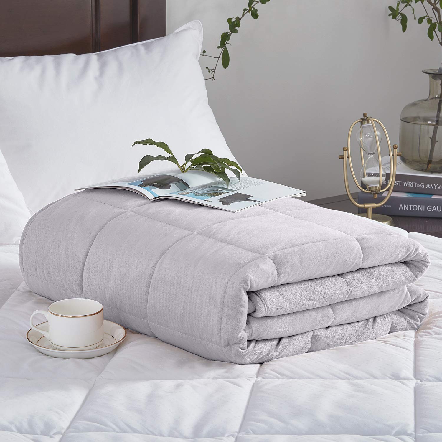 puredown Cozy and Luxury Weighted Blanket for Adults Youths Heavy