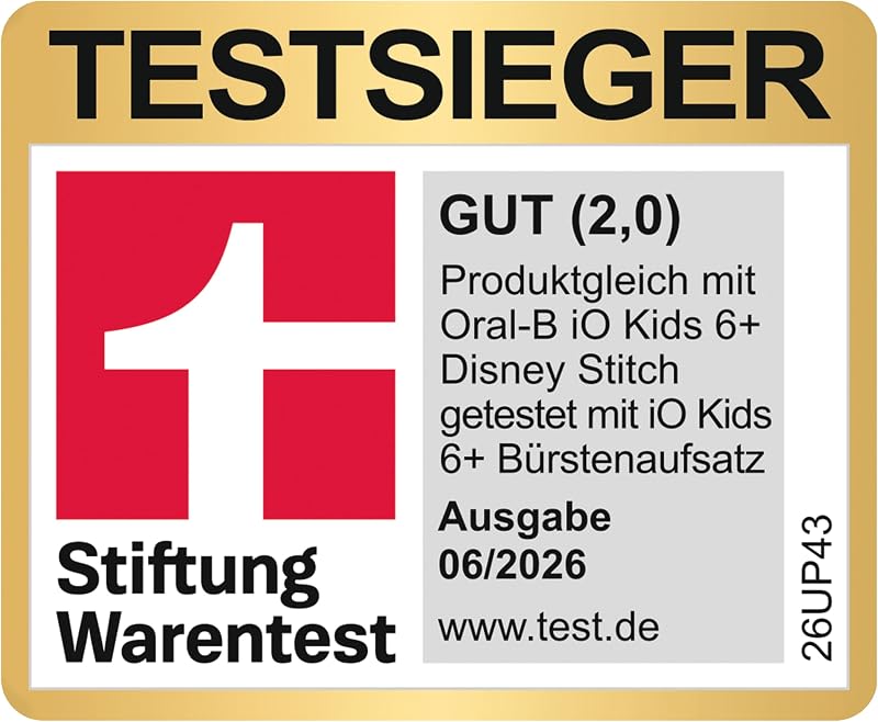 iO Kids 6+ Marvel Spiderman Elektrische Zahnbürste Kinder, Schwarz