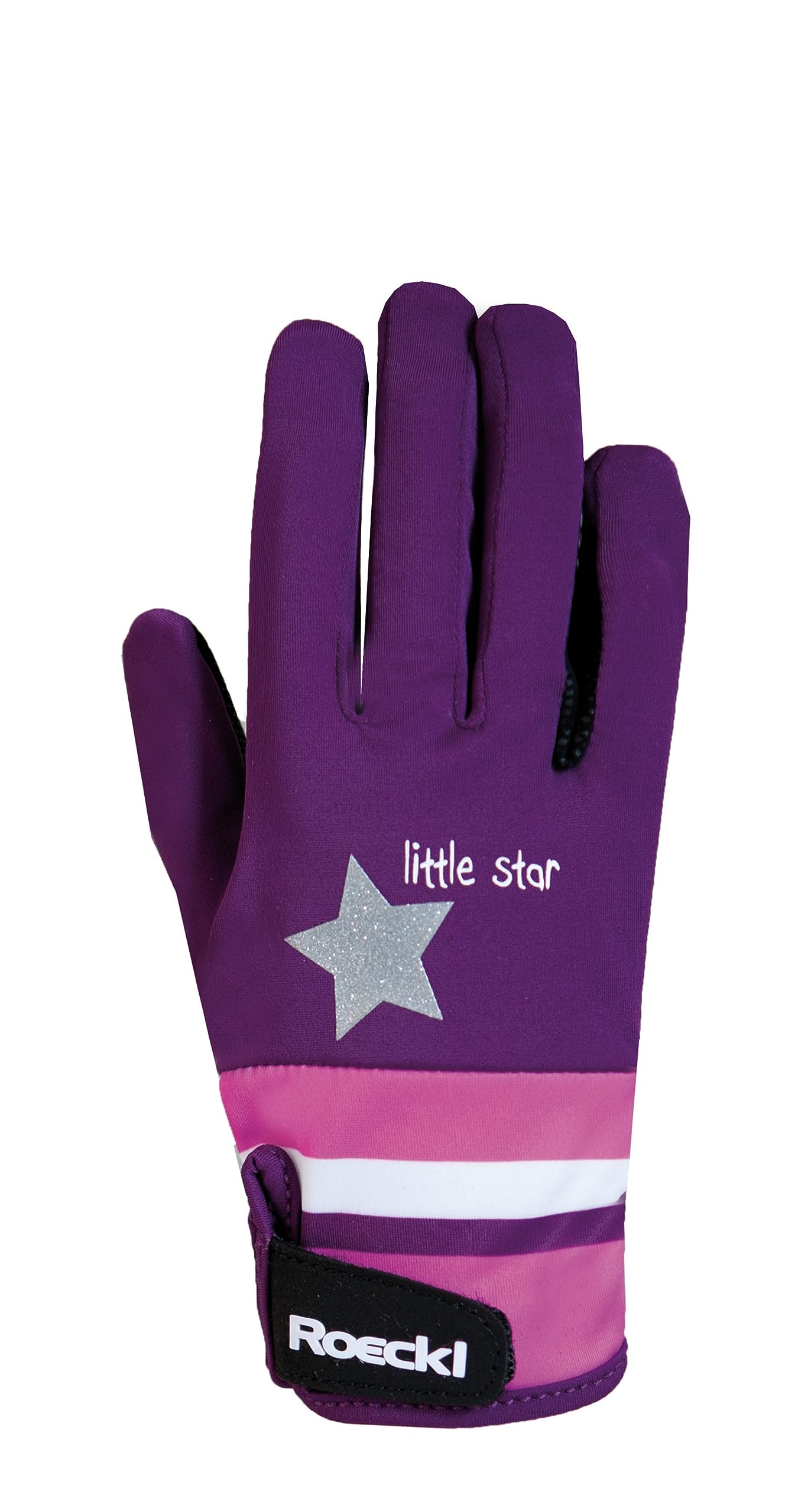 Roeckl Sports equestrian gloves KELLI, kids&youngst. summer riding glove, berry 4 — image 1
