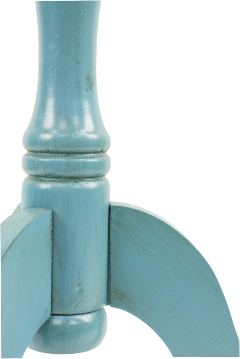 Decor Therapy Simplify Pedestal Accent Table, Turquoise blue: Furniture & Decor