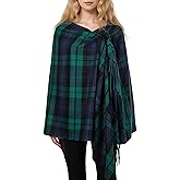 Achillea Long & Wide Scottish Tartan Plaid Shawl Wrap – Soft Cashmere Feel Winter Scarf, Outlander-Inspired Christmas Gift