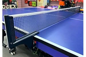 IPENNY Sports Table Tennis Net Professional Ping Pong Net Portable Easy Setup Net for Ping Pong Easily Attaches to Table Surfaces (No Post Included)
