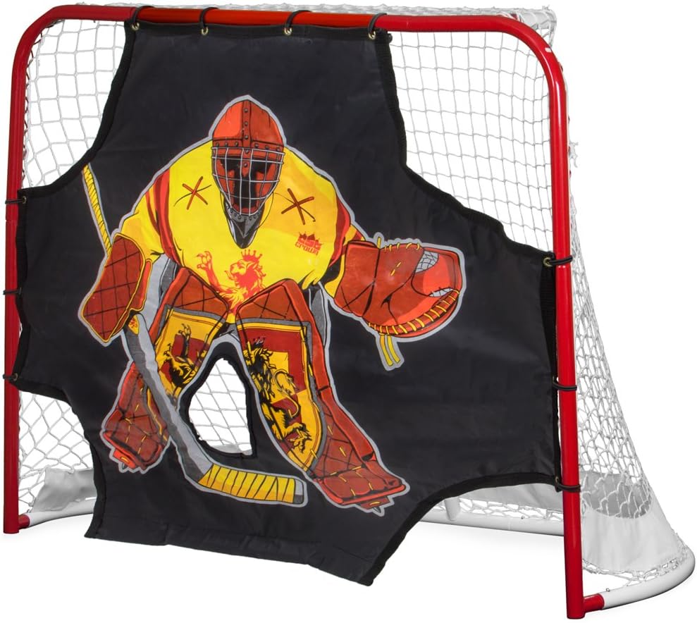 Crown Sporting Goods 54" x 44" Ultimate Red Knight Street Hockey Practice Shooting Target : Sports & Outdoors