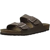 Mocha Arizona Birko-Flor Nubuck Women's Sandals by Birkenstock