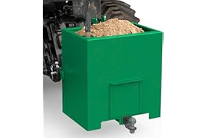 YINTATECH Ballast Box 3 Point Category 1 Tractor, 800lbs Capacity Tractor Ballast with 2" Hitch Receiver