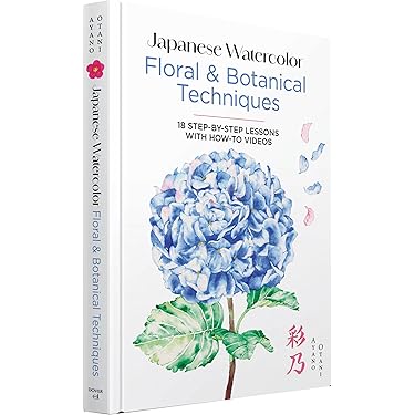 Japanese Watercolor: Floral & Botanical Techniques: 18 Step-by
