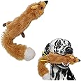SPOT Skinneeez Fox, Stuffless Dog Toy with Squeaker, Tug-of-War Toy for Medium and Large Breeds, 23 inch