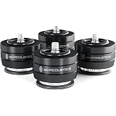 IsoAcoustics Gaia III Neo in Black - Isolation feet for Speakers &amp; subwoofers 70 lbs (32kg) or Less. (Set of 4)
