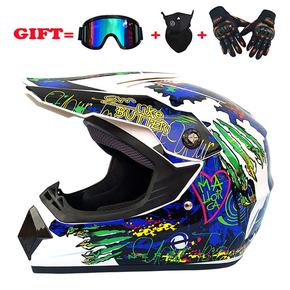 Buy YOVYO Motocross helmet full face collision helmet downhill offroad