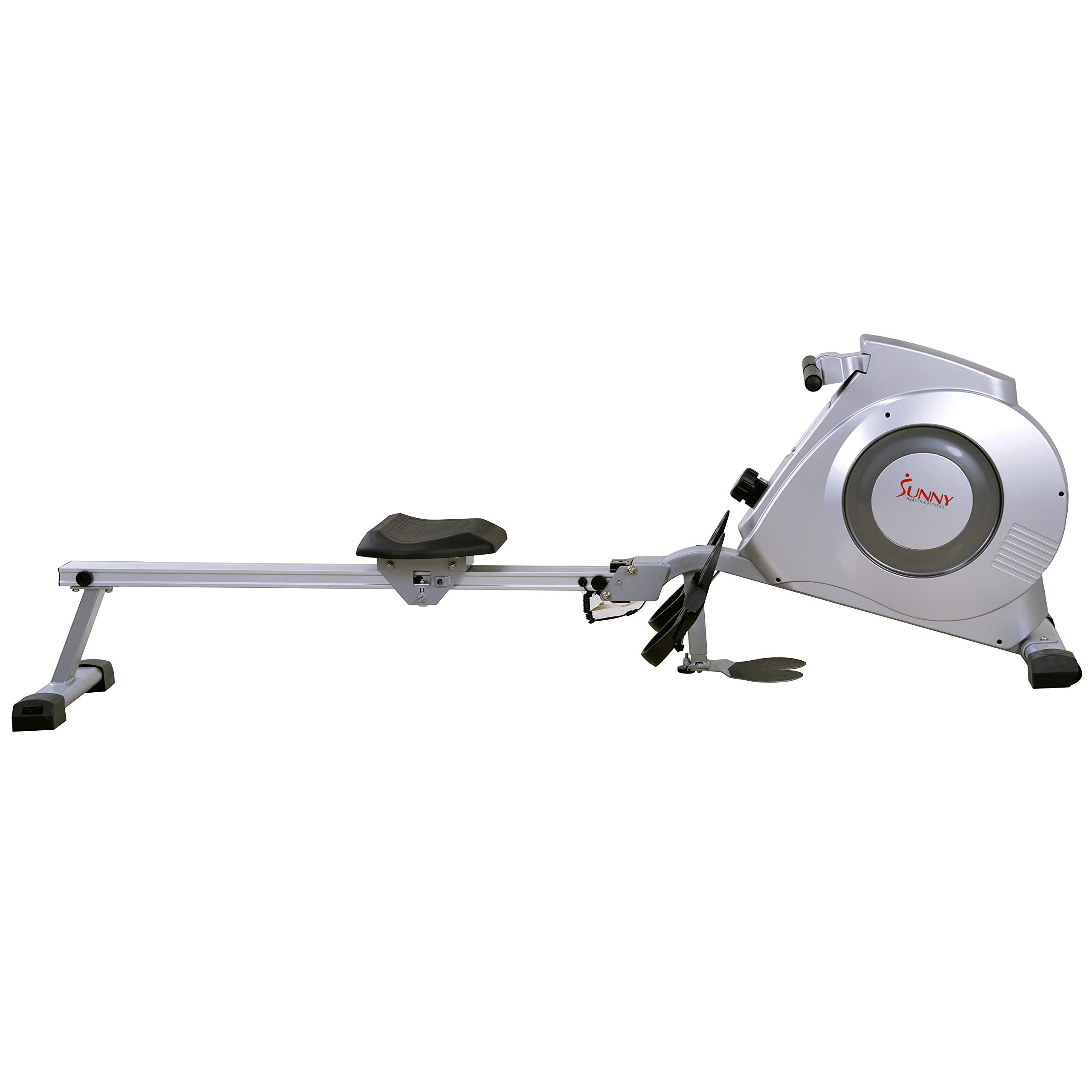 Sunny Health & Fitness Magnetic Rowing Machine w/ Digital Monitor, 300 LB Weight Capacity, Dual Function Multi-Exercise… - Image 3