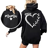 GODMERCH Custom Mom Sweatshirts, Personalized Shirts with Kids Names, Gifts for Mama Christmas Mothers Day