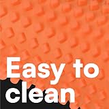 H&S Foot Massage Ball Roller – Silicone Foot Arch Roller with Nubs, Orange view 7