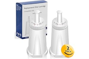 CoreReplace 2 Pack of Replacement Water Filter for Breville Claro Swiss Espresso Coffee Machine - Compare to Part #BES008WHT0NUC1