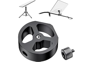 AUDEETO [2025 New Version] Starlink Mini Tripod Adapter, Aluminum Alloy - with 1/4"~20 & 3/8"~16 Threads,Hollow Lightweight Design for Easy Carry and Faster Disassembly (SPX-04176000-501)