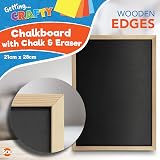 SOL Chalkboard with Chalk & Eraser Set 21x28cm Wooden Frame Portable view 8
