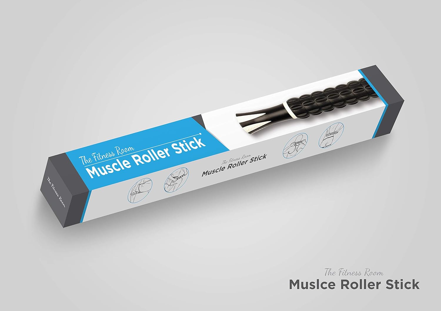 Premium Muscle Roller Massage Stick (18") - The Perfect Tool for Sore and Tight Muscles, Relieving Muscle Pain/Soreness, Exercise and Sports Performance, and Increased Flexibility: Health & Personal Care