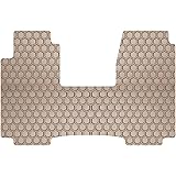 Intro-Tech VW-166-RT-T Hexomat Front Row 1 pc. Custom Fit Auto Floor Mat for Select Volkswagen Vanagon Models - Rubber-Like Compound, Tan