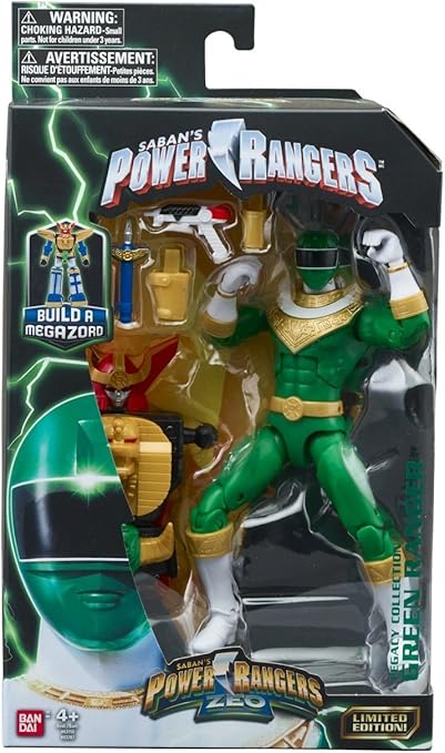 Amazon パワーレンジャー ジオ レガシーコレクション 6インチ アクションフィギュア グリーンレンジャー Power Rangers Zeo 17 Legacy Collection Green Ranger Us バンダイ 超力戦隊 オーレンジャー 並行輸入品 ロボット 子ども向けフィギュア おもちゃ