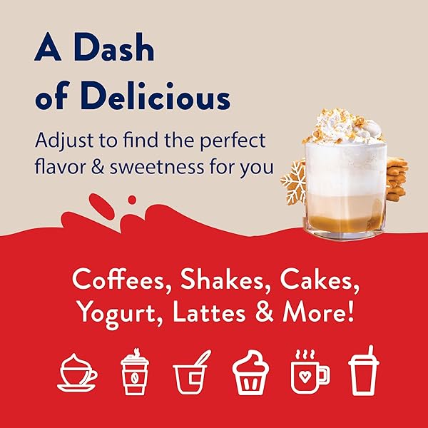 JORDAN’S SKINNY SYRUPS SUGAR FREE COFFEE SYRUP, SUGAR COOKIE FLAVOR, ZERO CALORIE FLAVORING FOR LATTE, PROTEIN SHAKE, COCKTAIL & MORE, GLUTEN FREE, KETO FRIENDLY, 25.4 FL OZ, 1 PACK
