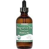 Herb Lore Organic Pregnancy Tea Tincture – Liquid Red Raspberry Leaf Tea for Pregnancy & Postpartum – First Trimester, Labor Prep & Third Trimester Support