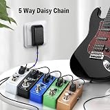 Donner DPA-1 Pedal Power Supply 9V DC 1A 5 Way Daisy Chain Negative Tip view 5