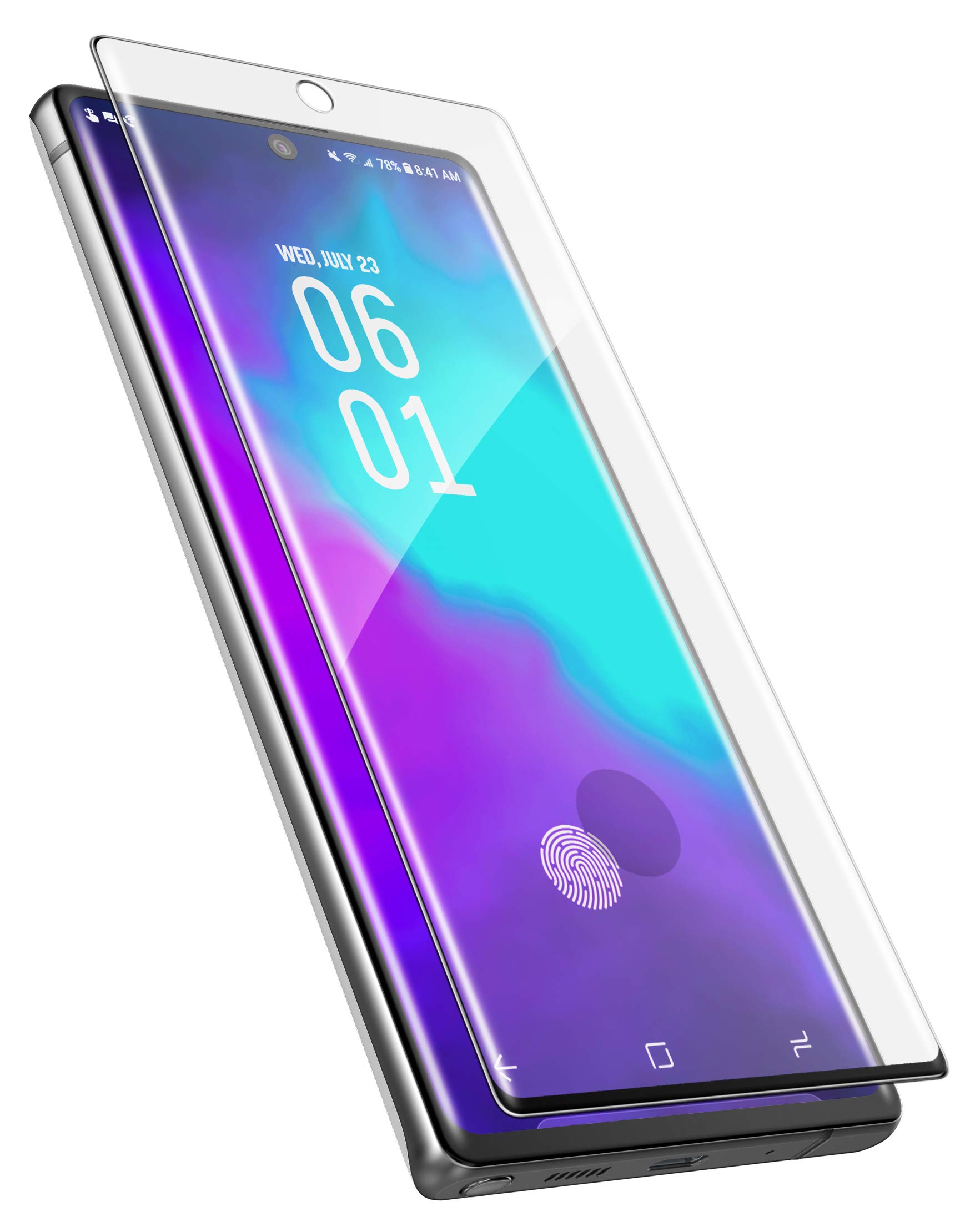 magglass Galaxy Note 20 Ultra Tempered Glass Screen Protector w/Fingerprint Display Compatible - Bubble Free Display Guard & Lens Protector for Samsung Note 20 Ultra (Case Compatible)