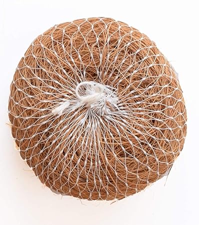 NatureLoc Coconut Fibre Coir Body Bath Scrubber (Beige, Standard Size)