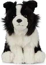 Living Nature Border Collie Soft Cuddly Toy Eco-Friendly 20cm
