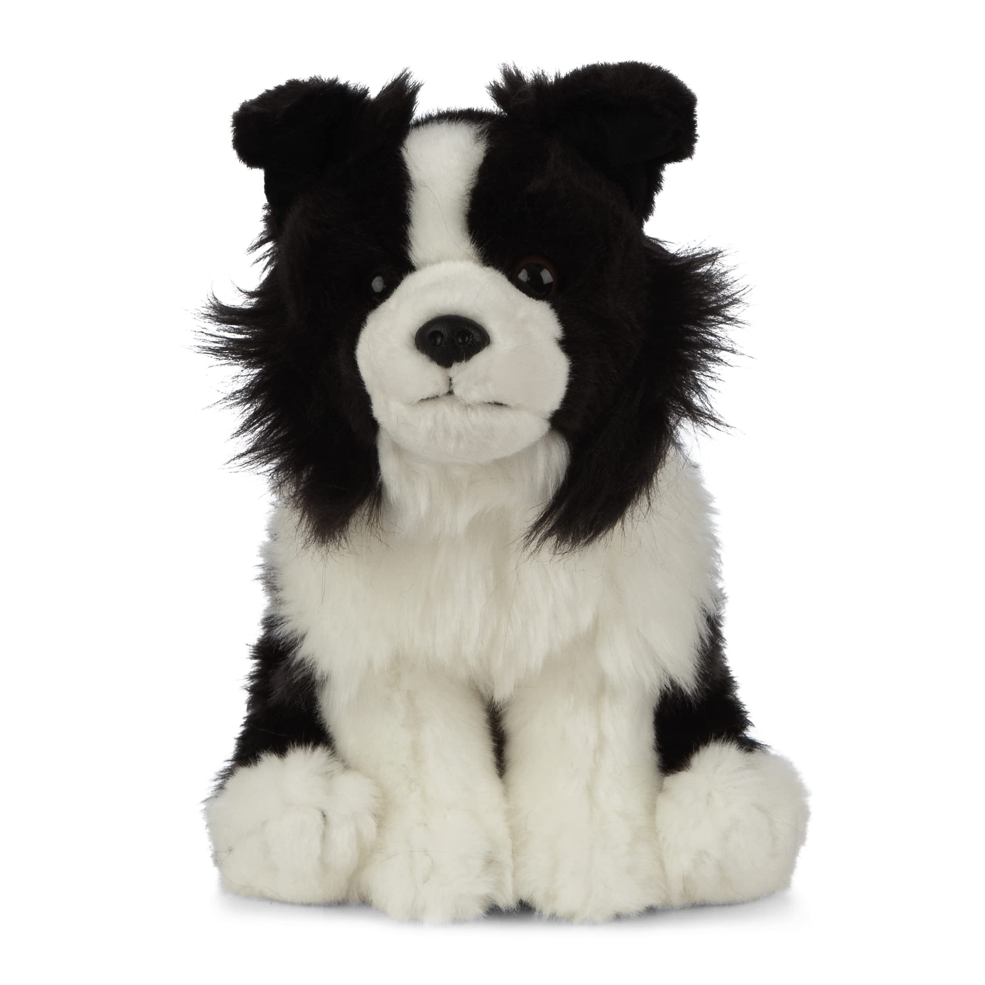 Living Nature Border Collie, Realistic Soft Cuddly Dog Toy, Naturli Eco-Friendly Plush, 20cm — image 1