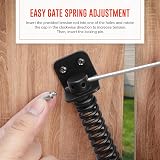 Zavia Gate Spring Closure 8in Adjustable Metal Door Closer for Wood view 3