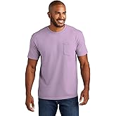 Comfort Colors Men's Adult Short Sleeve Pocket Tee, Style 6030 (XX-Large, Orchid)