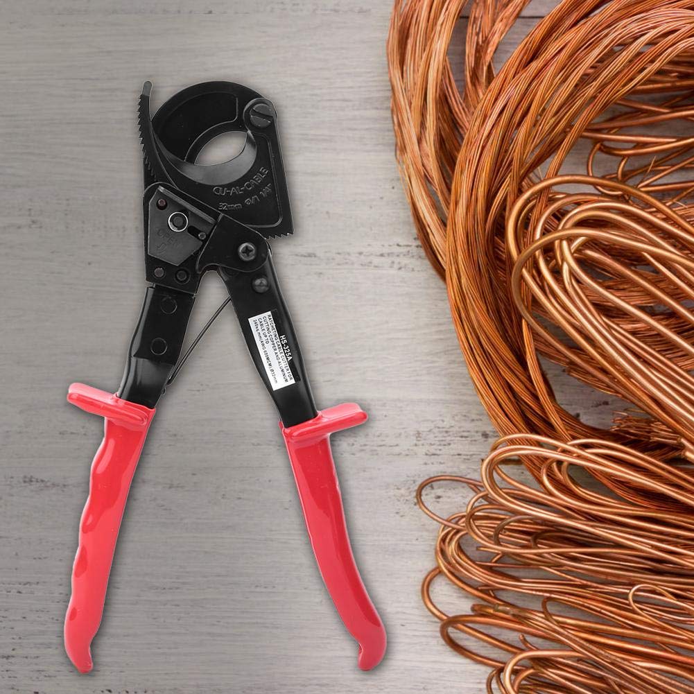 Ratchet Cable Cutter, HS325A Ratchet Cable Cutter Insulated HCS Copper