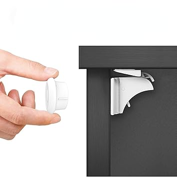 magnetic cabinet locks no drill