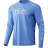 HUK Mens Pursuit Vented Long Sleeve Shirt|+30 UPF Fishing Shirt