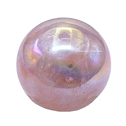 Amazing Gemstone Angel Aura Rose Quartz Crystal