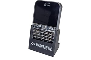 MESHTASTIC MESHCORE Charging Dock and Stand Compatible with LILYGO T-Deck Plus, Black Desktop Holder with USB-C Port