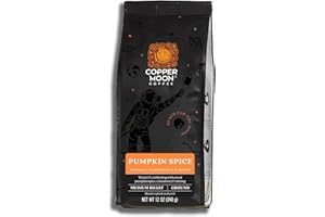 Copper Moon Ground Coffee, Medium Roast, Pumpkin Spice Blend, 12 Oz