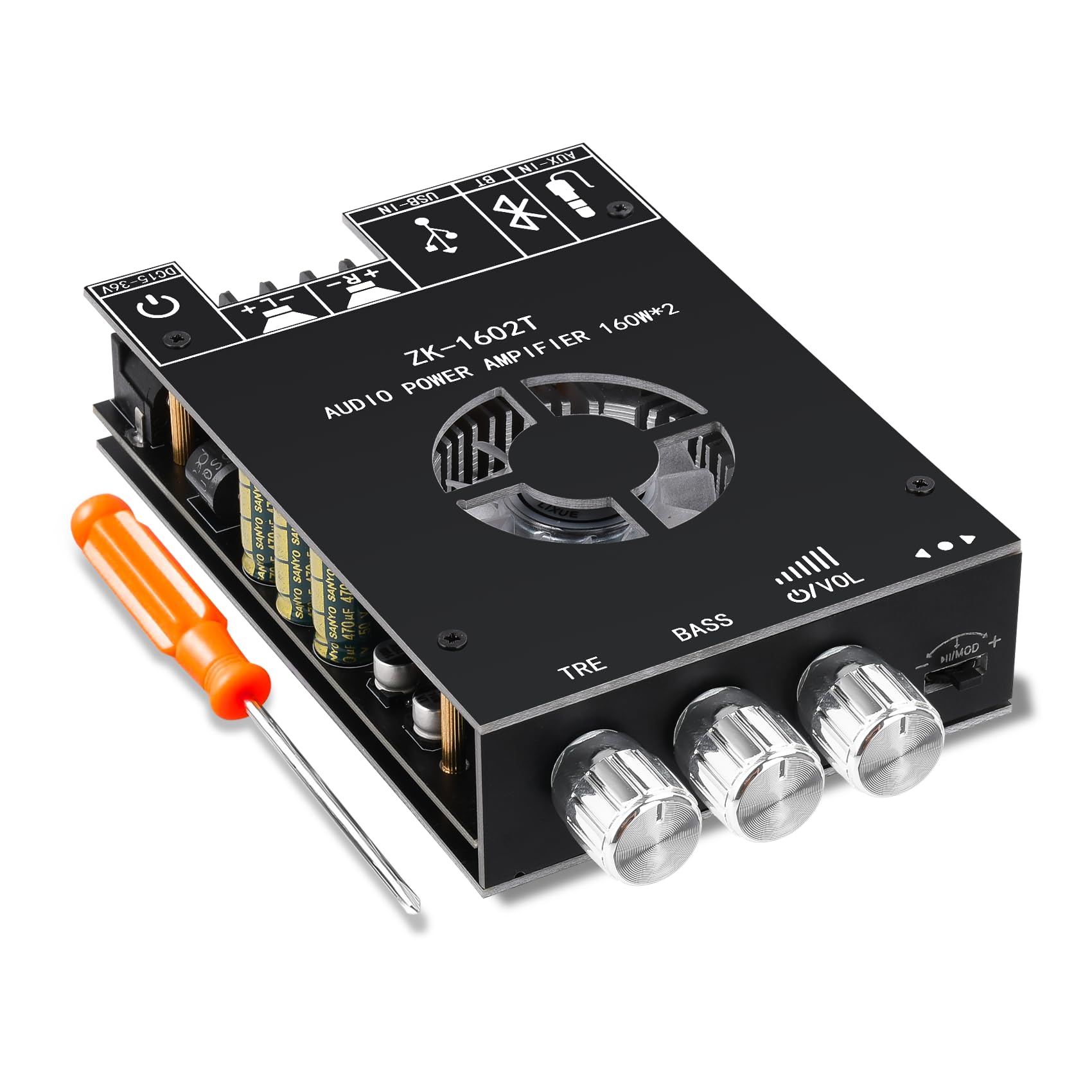 Daakro ZK-1602T Bluetooth Amplifier Board,160W+160W