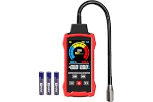 Natural Gas Detector, Gas Leak Detector with 11-Inch Gooseneck, Locating The Source of Propane, Natural Gas, Methane, LPG and