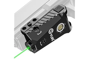 CVLIFE Picatinny Red/Green Laser Sight Magnetic Charging Rechargeable Pistol Laser for 21MM Picatinny Rail Mount, Low Profile Hunting Laser Sight with Ambidextrous Switches