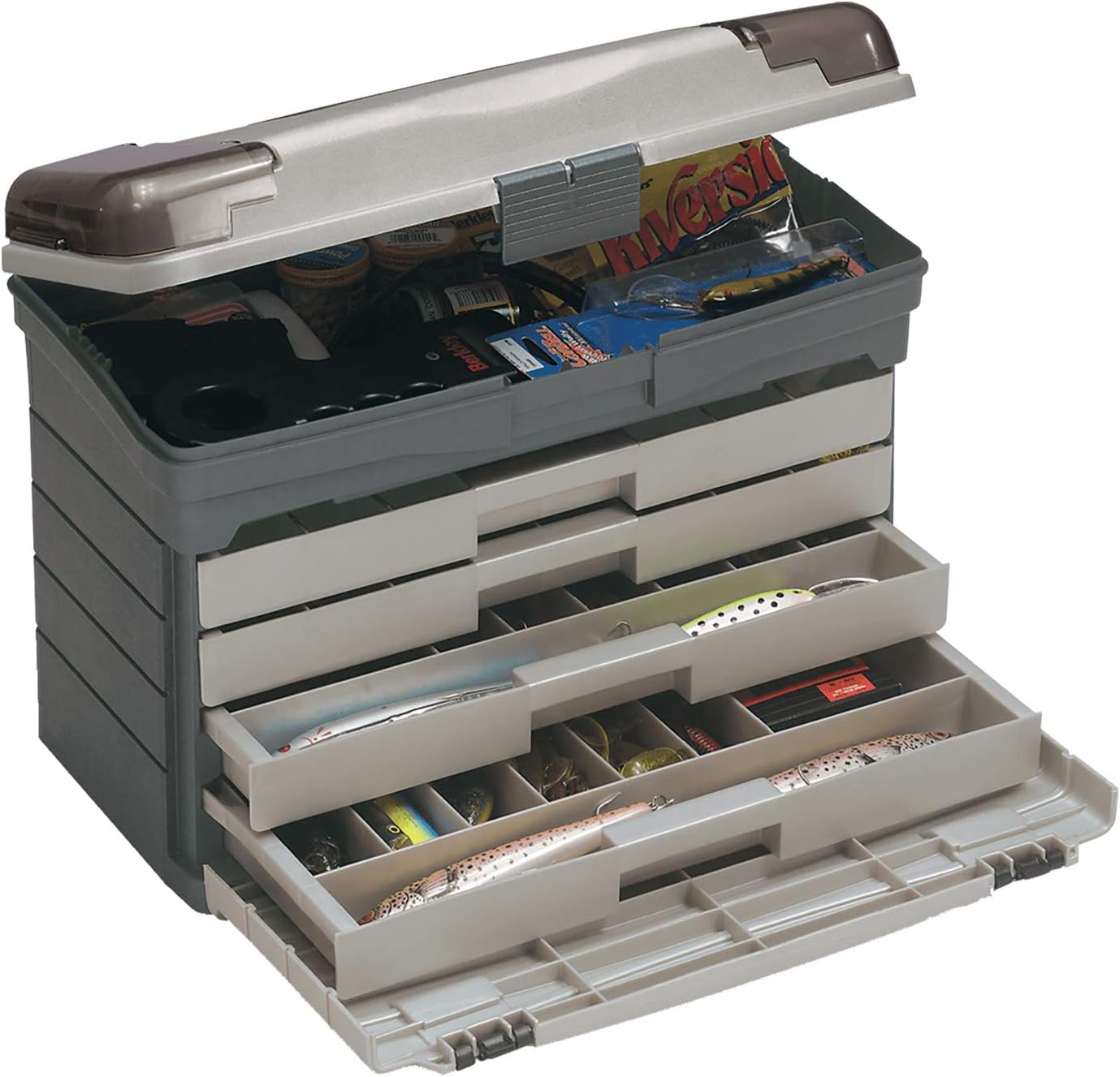Plano Four Drawer Tackle System, Premium tackle storage and tool organization, Premium Tackle Storage : Fishing Tackle Boxes : Sports & Outdoors