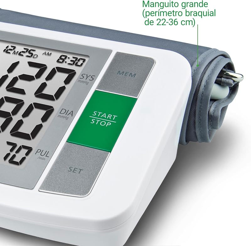 BU 510 tensiómetro de brazo, medidor de presión arterial