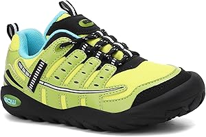 EQW Kids Waterproof Hiking Shoes for Boys & Girls Wide Toe-Box Hike Trekking Trails Shoes