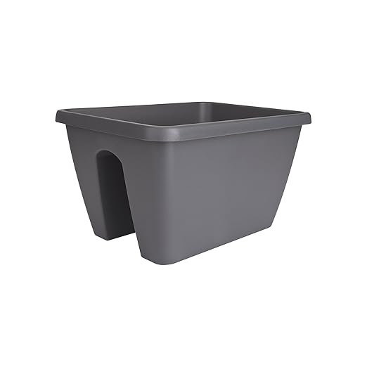 Elho barcelona flower bridge 40cm planter anthracite Amazon.co.uk