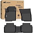 Nilight TPE Floor Mats for Mitsubishi Eclipse Cross 2018 2019 2020 2021 2022 2023 2024 2025 All Weather Custom Fit Heavy Duty Floor Liners