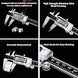 Kynup Digital Caliper 150mm Electronic Caliper InMm Conversion Stainless Steel view 6