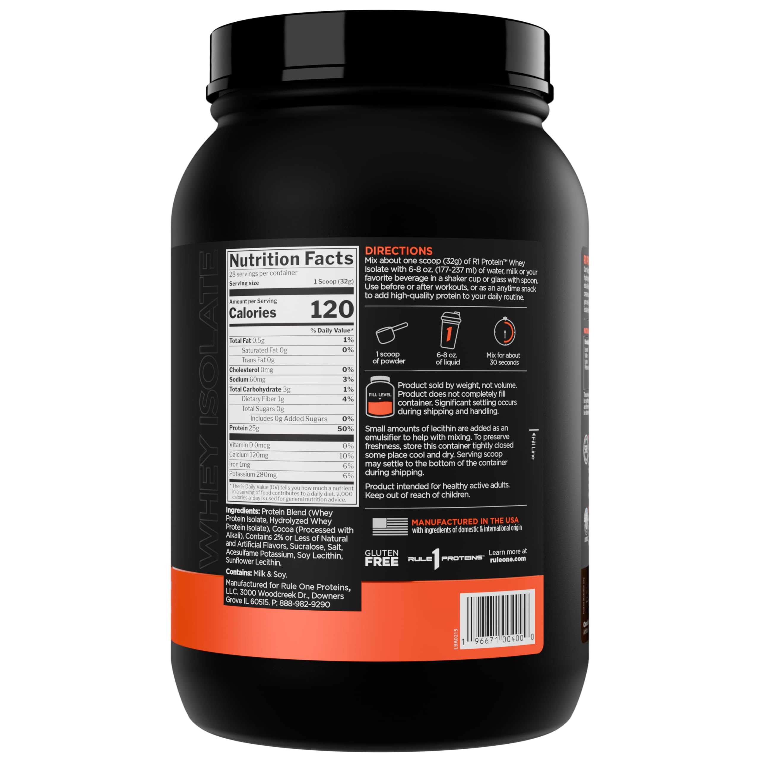 Mua Rule 1 R1 Protein Whey Isolate - with 25g Protein & 6g BCAA ...