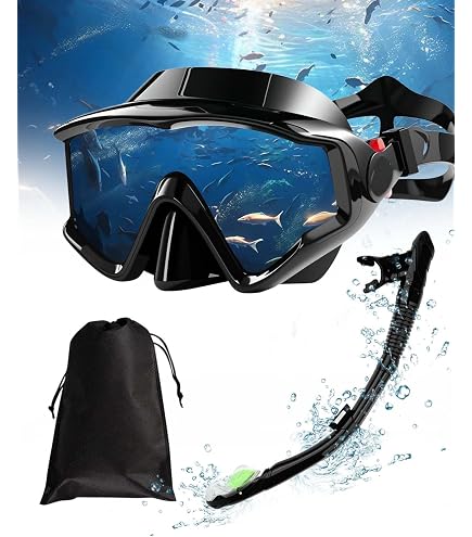 Kids Snorkel Mask Snorkeling Gear For Adults Snorkel Mask Set Scuba ...