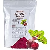 Luckycare Original Raw Beet Root Powder 2lb | Cold Pressed Beet Superfood | Naturally Rich in Plant-Based Nitrates | Non-GMO, Vegan, Gluten-Free Supplement