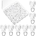 Barydat 100 Pcs Curtain Track Glider Rollers Hooks Ceiling Curtain Track Plastic Rail Gliders Dual Wheel Roller Carriers for Ceiling Drapes Room Dividers